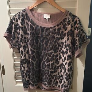 entro animal print top
